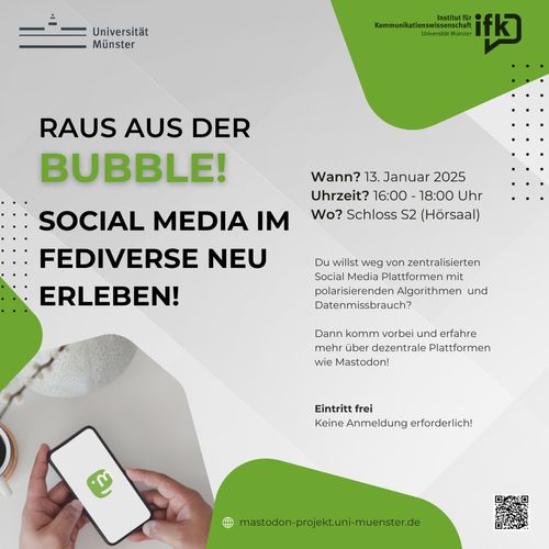 Raus aus der Bubble! Social Media im Fediverse neu erleben