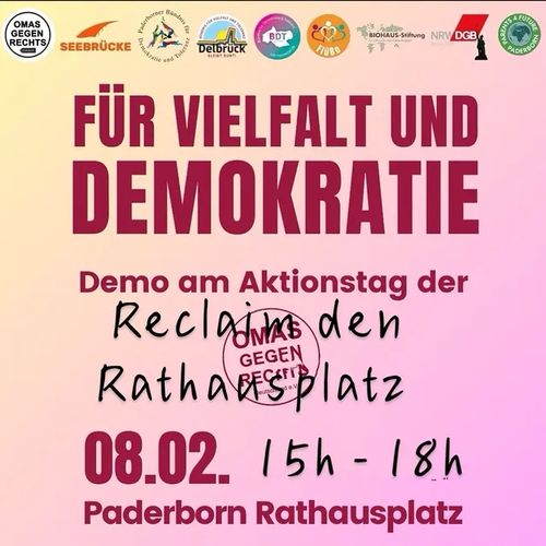 Für Vielfalt und Demokratie / Reclaim den Rathausplatz