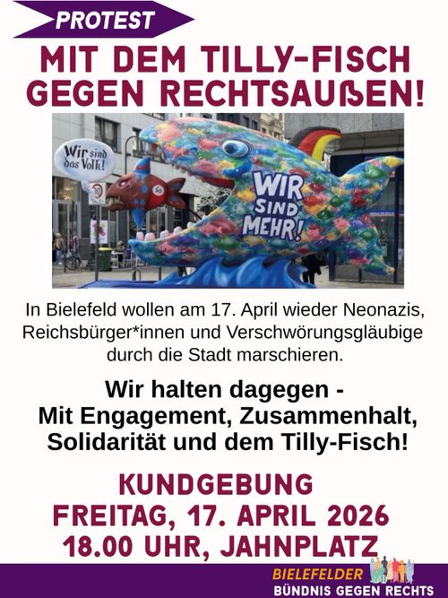 Mit dem Tilly-Fisch gegen Rechtsaußen!