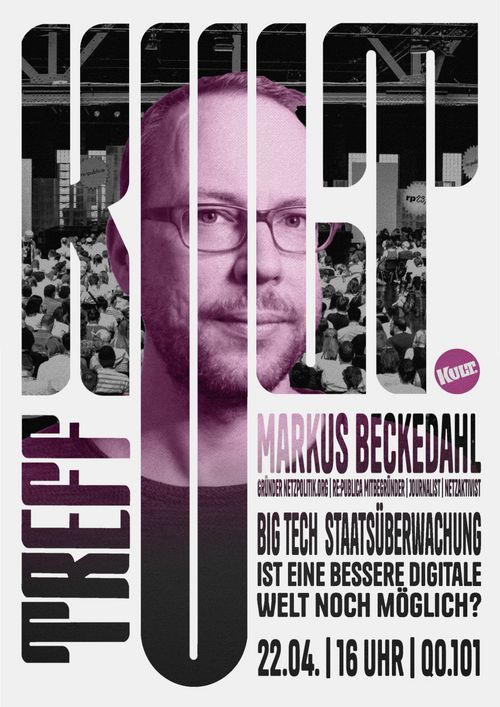 Markus Beckedahl: Big Tech Staatsüberwachung - Ist eine bessere digitale Welt noch möglich?